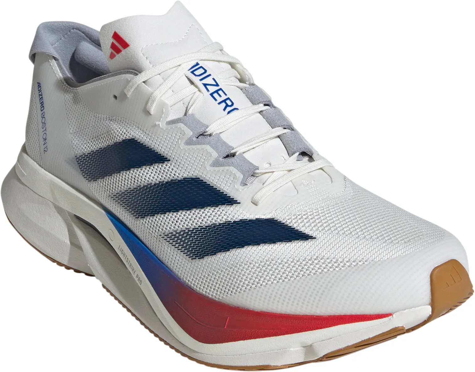 adidas Adizero Boston 12 Mens Running Shoes - White