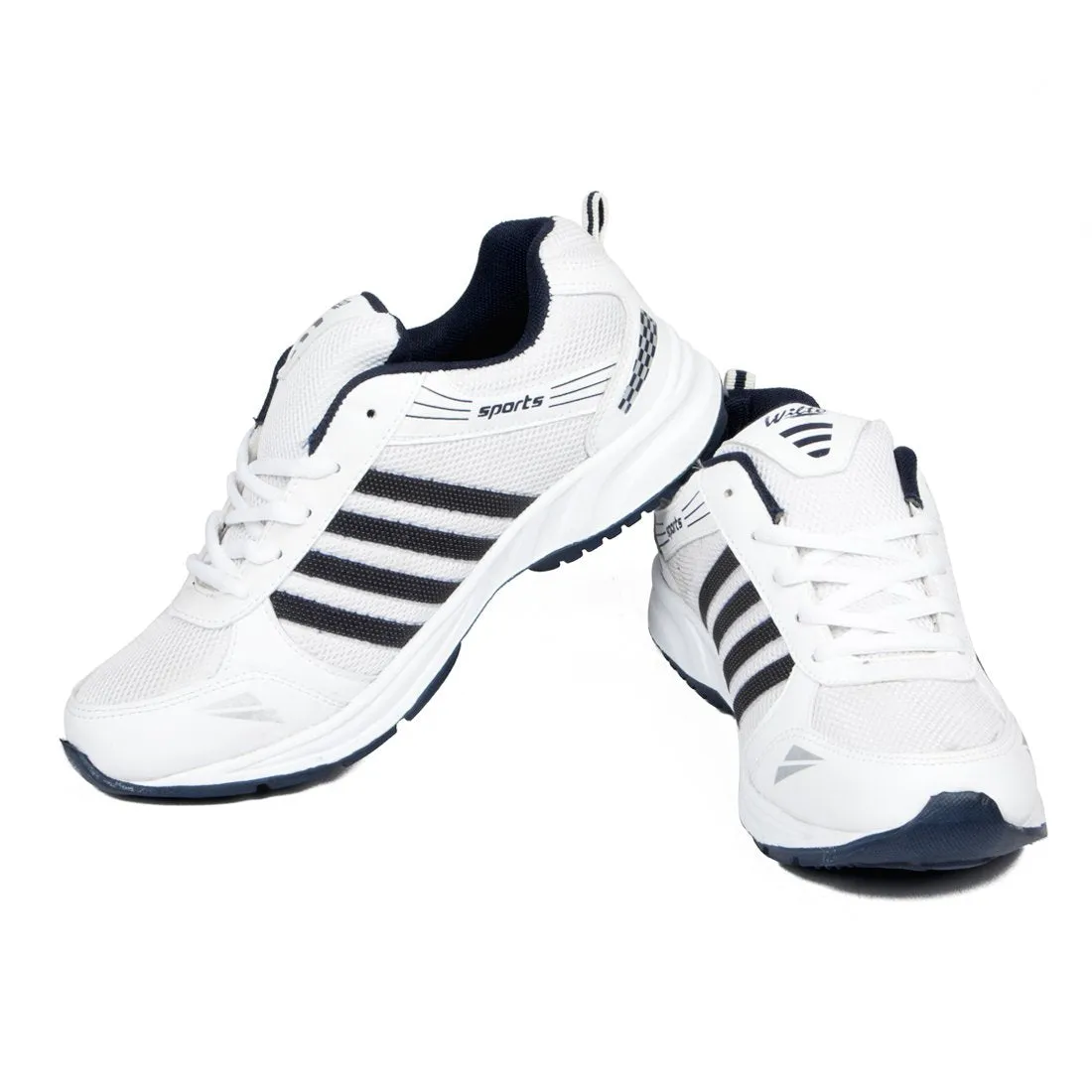 ASIAN Men's Wonder-13 Sports Running Shoes White 12 UK