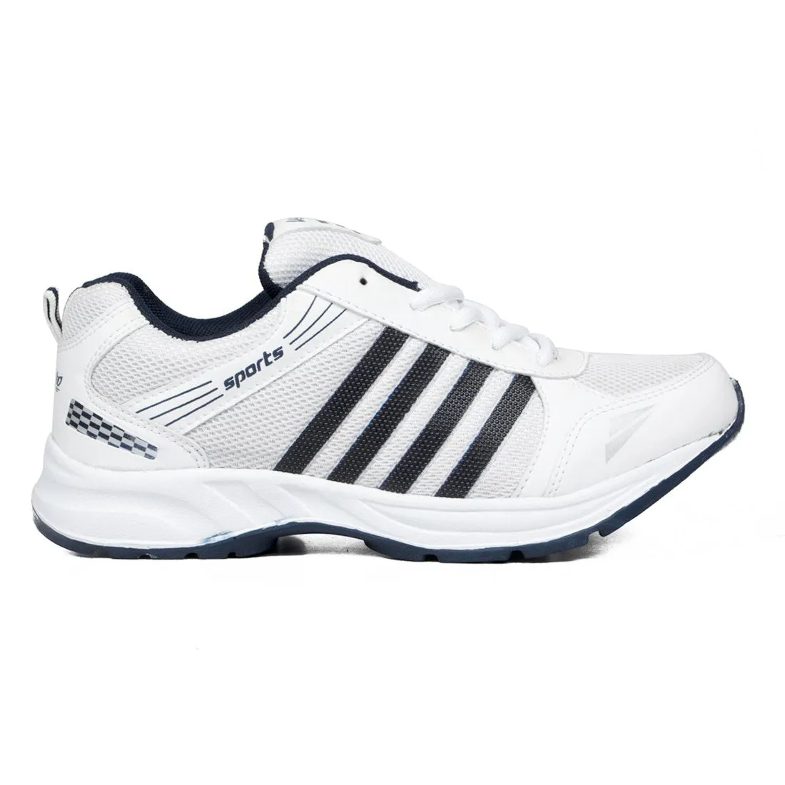 ASIAN Men's Wonder-13 Sports Running Shoes White 12 UK