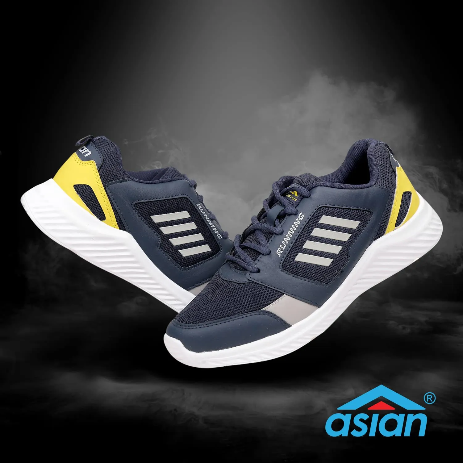 ASIAN Wonder-13 Pro Running, Walking, Gym Lightweight Eva Sole with Extra Jump Sneaker Shoes for Men & Boys 6 UK