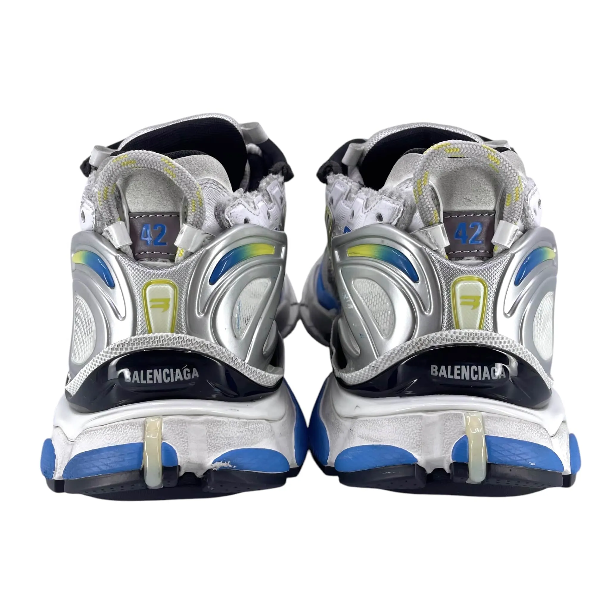 Balenciaga Runner White Yellow Blue Pre-Owned