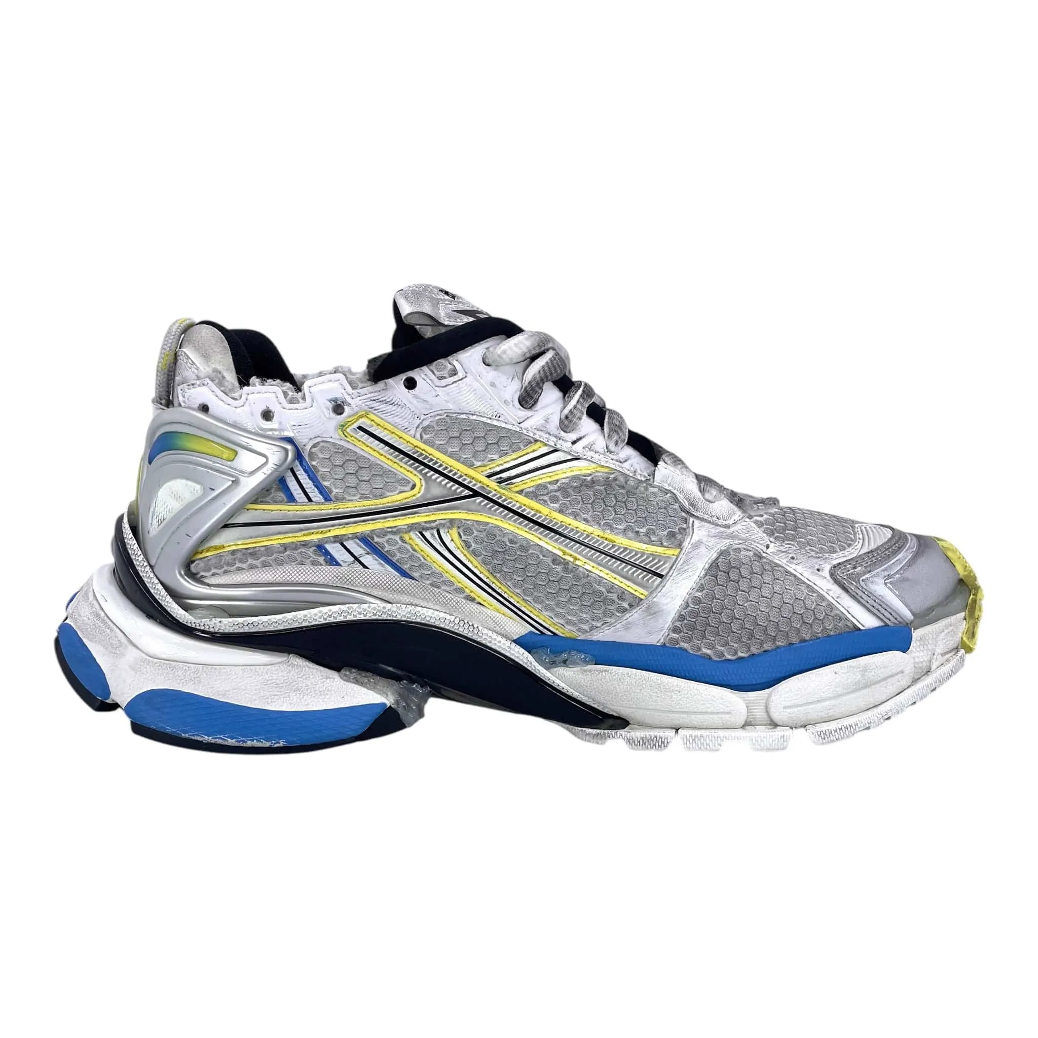 Balenciaga Runner White Yellow Blue Pre-Owned