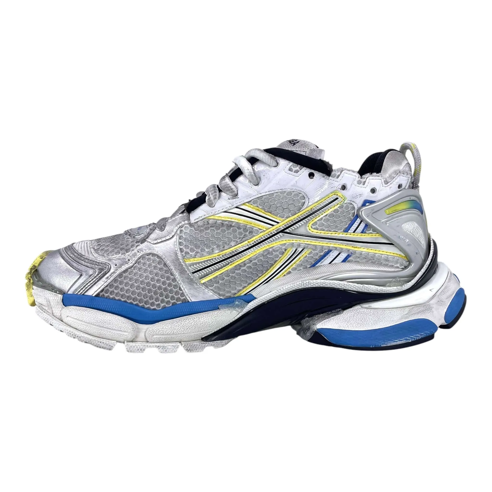 Balenciaga Runner White Yellow Blue Pre-Owned