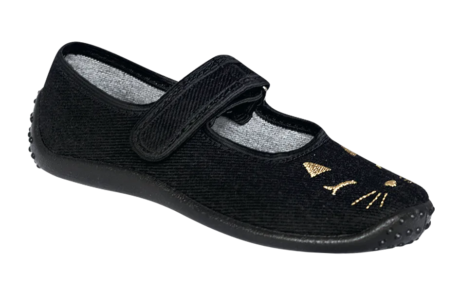 Black School Slippers | MARYSIA-BL
