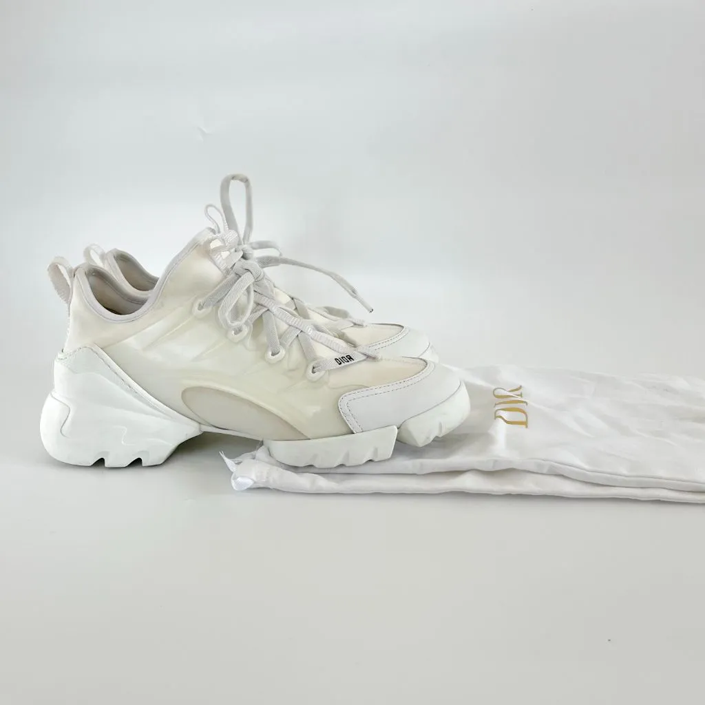 Dior D connect white sneakers, 39