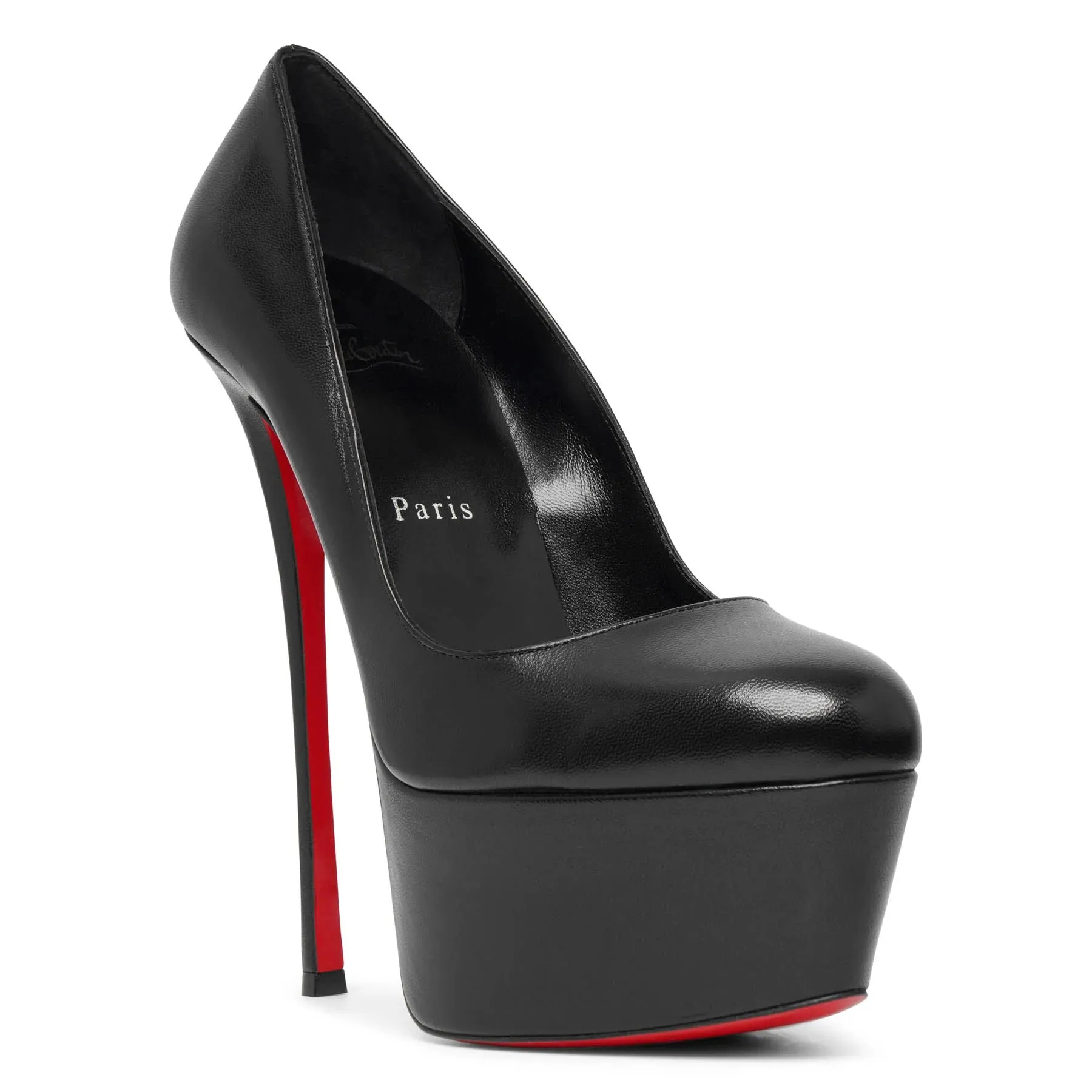 Dolly 160 black leather pumps