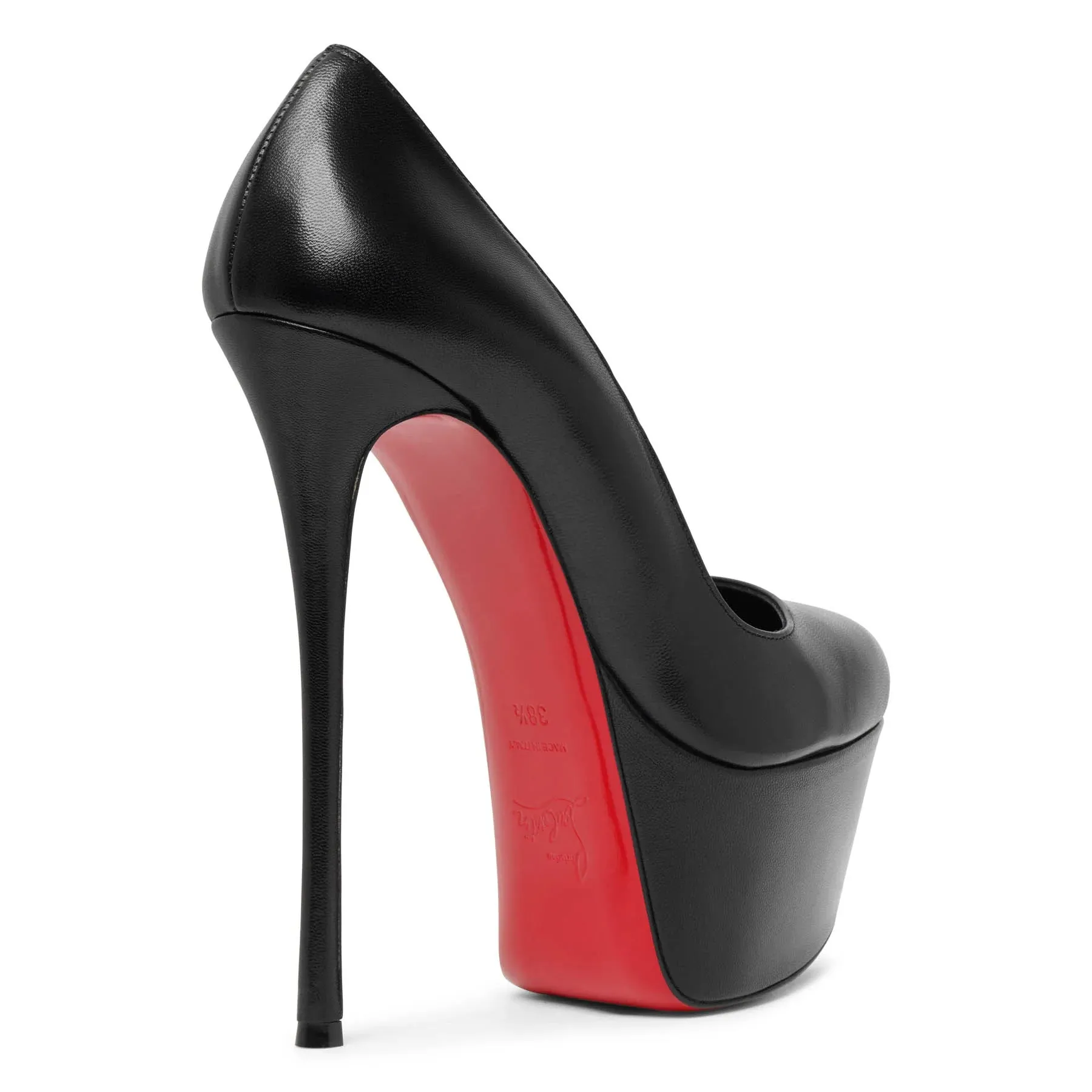 Dolly 160 black leather pumps