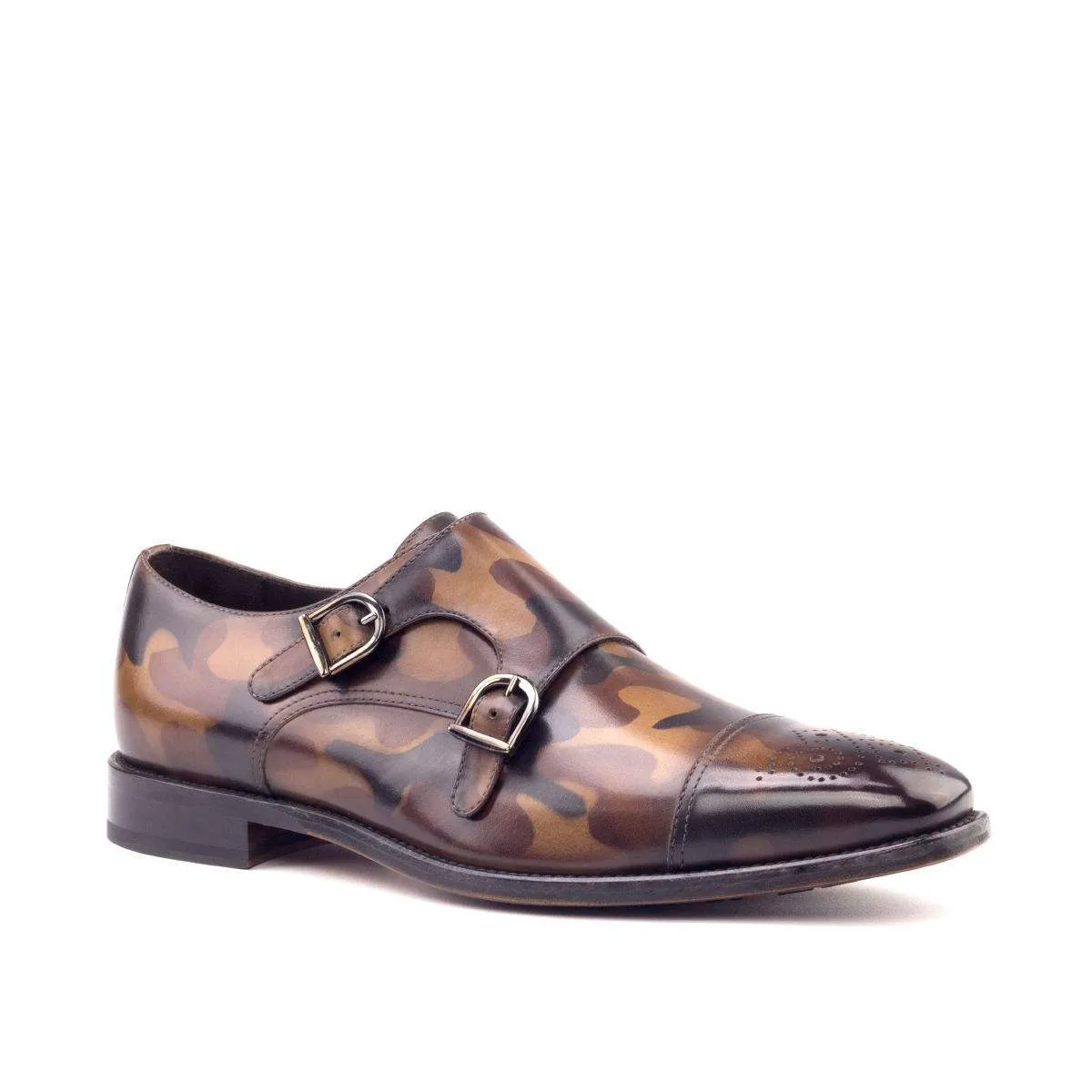 Double Monk-Camo Patina, Brown-Wholesale
