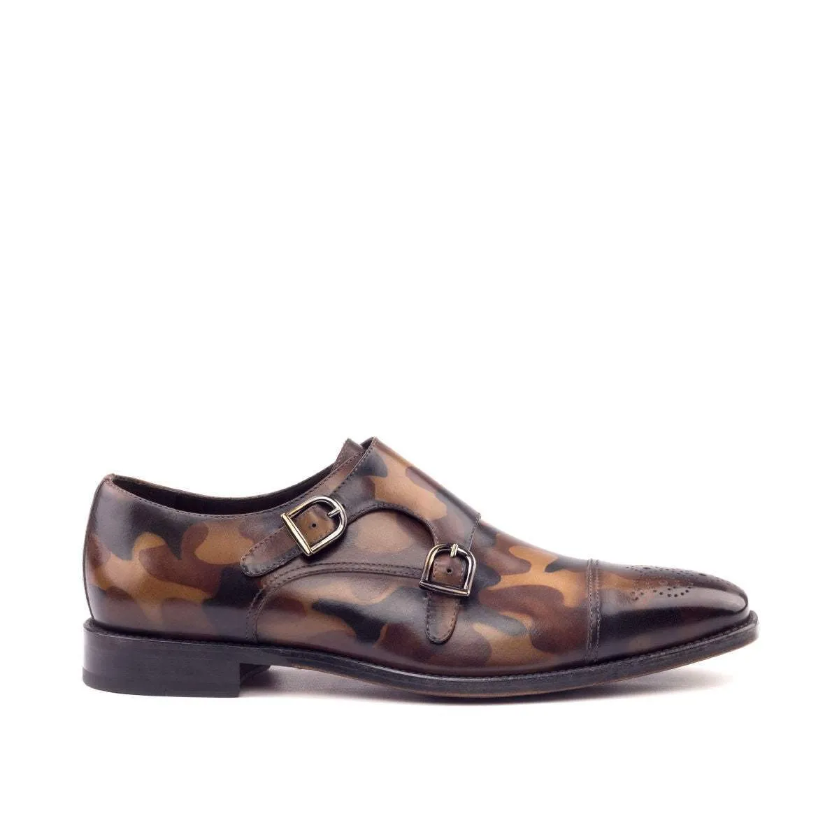 Double Monk-Camo Patina, Brown-Wholesale