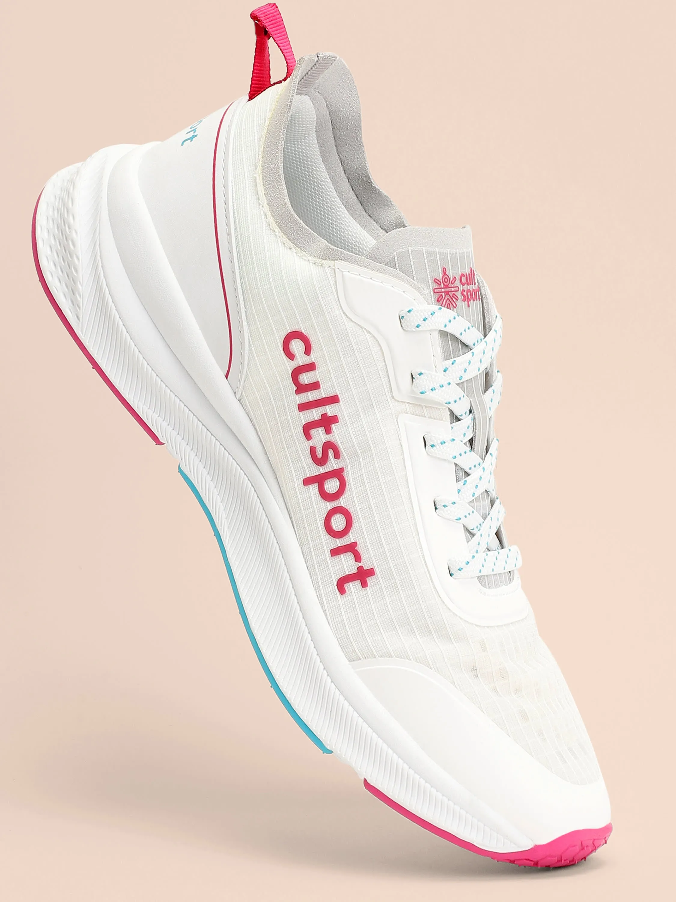 Flamingo Women Running Shoes - White/Red