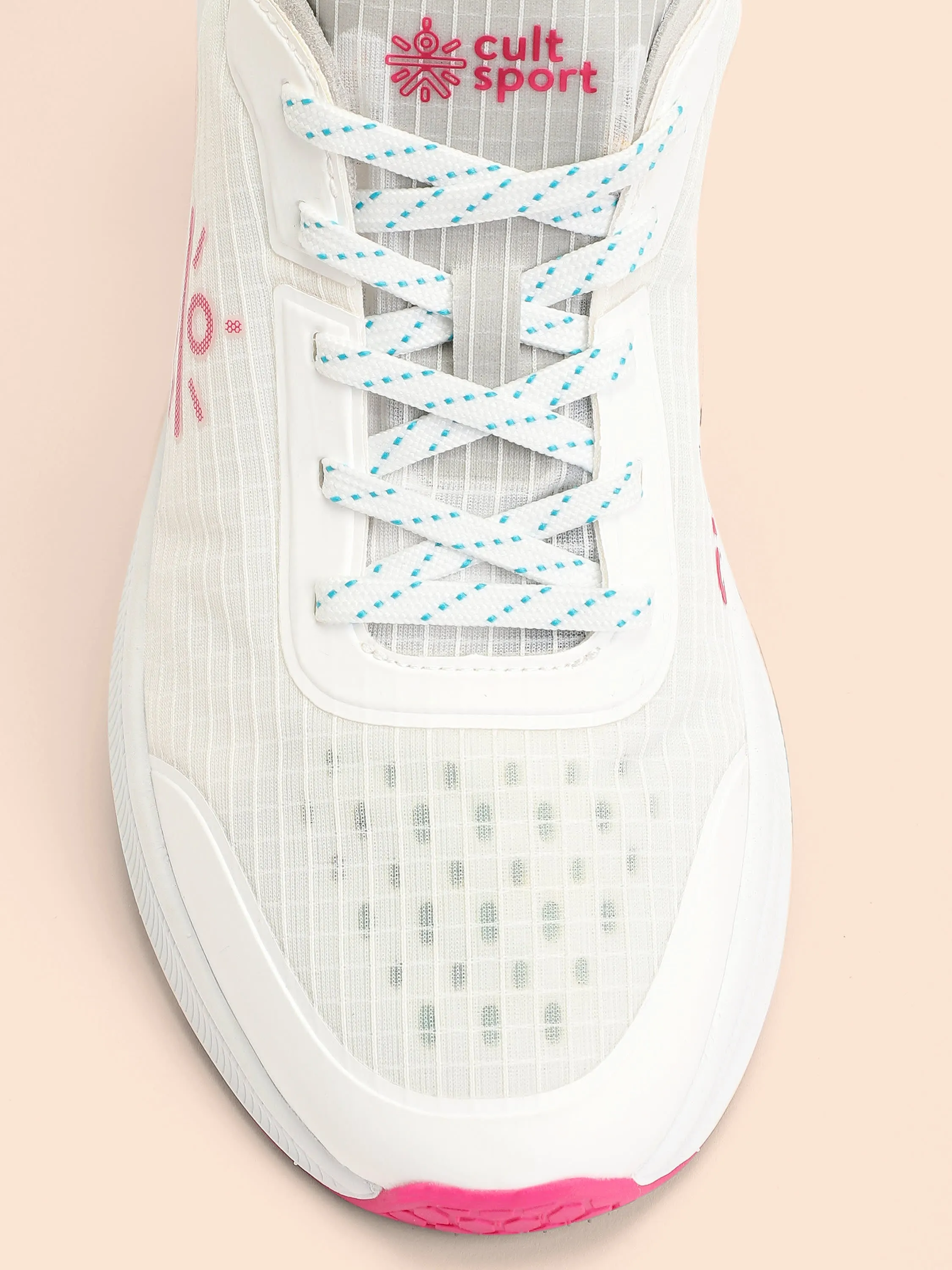 Flamingo Women Running Shoes - White/Red