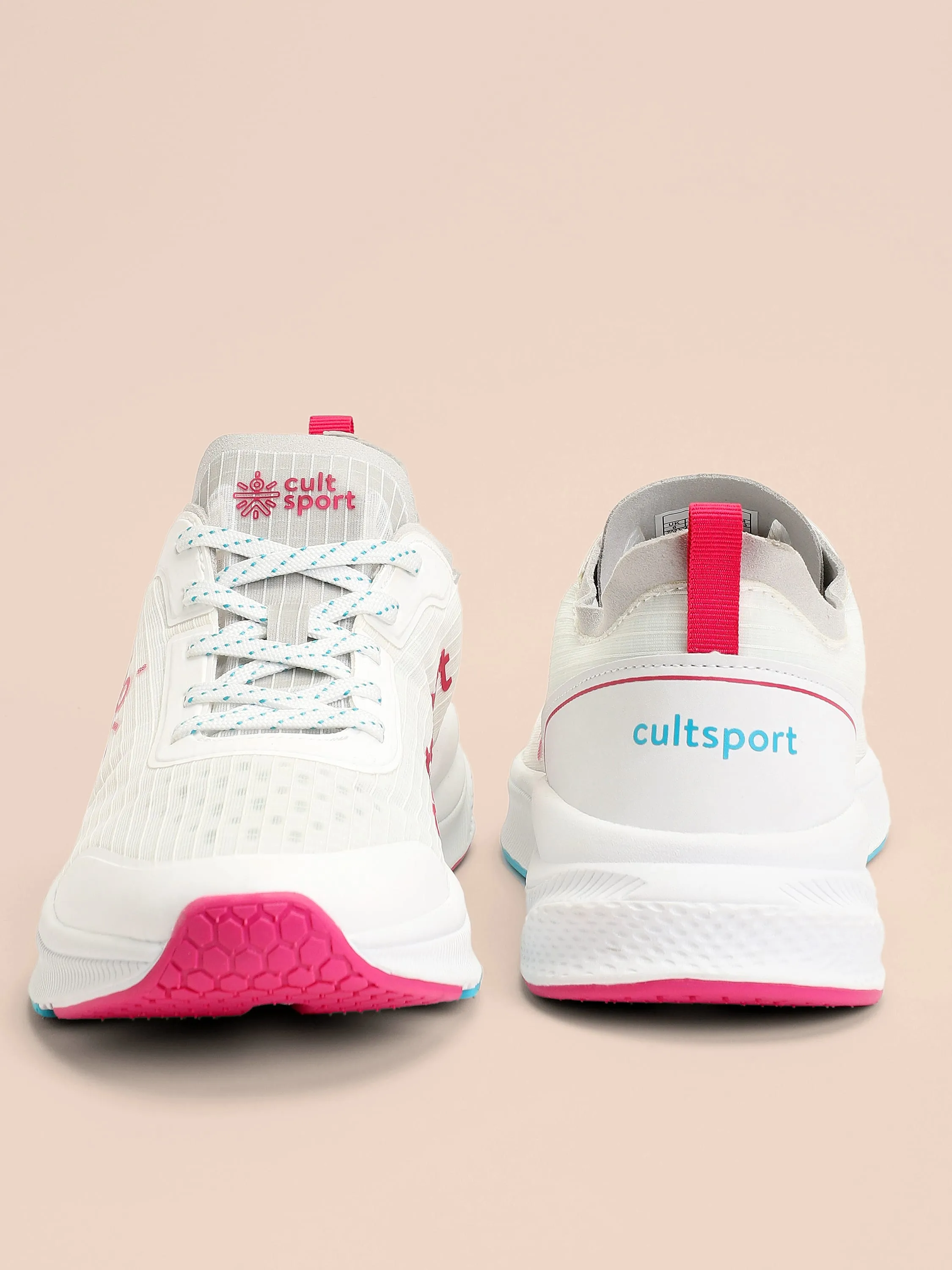 Flamingo Women Running Shoes - White/Red