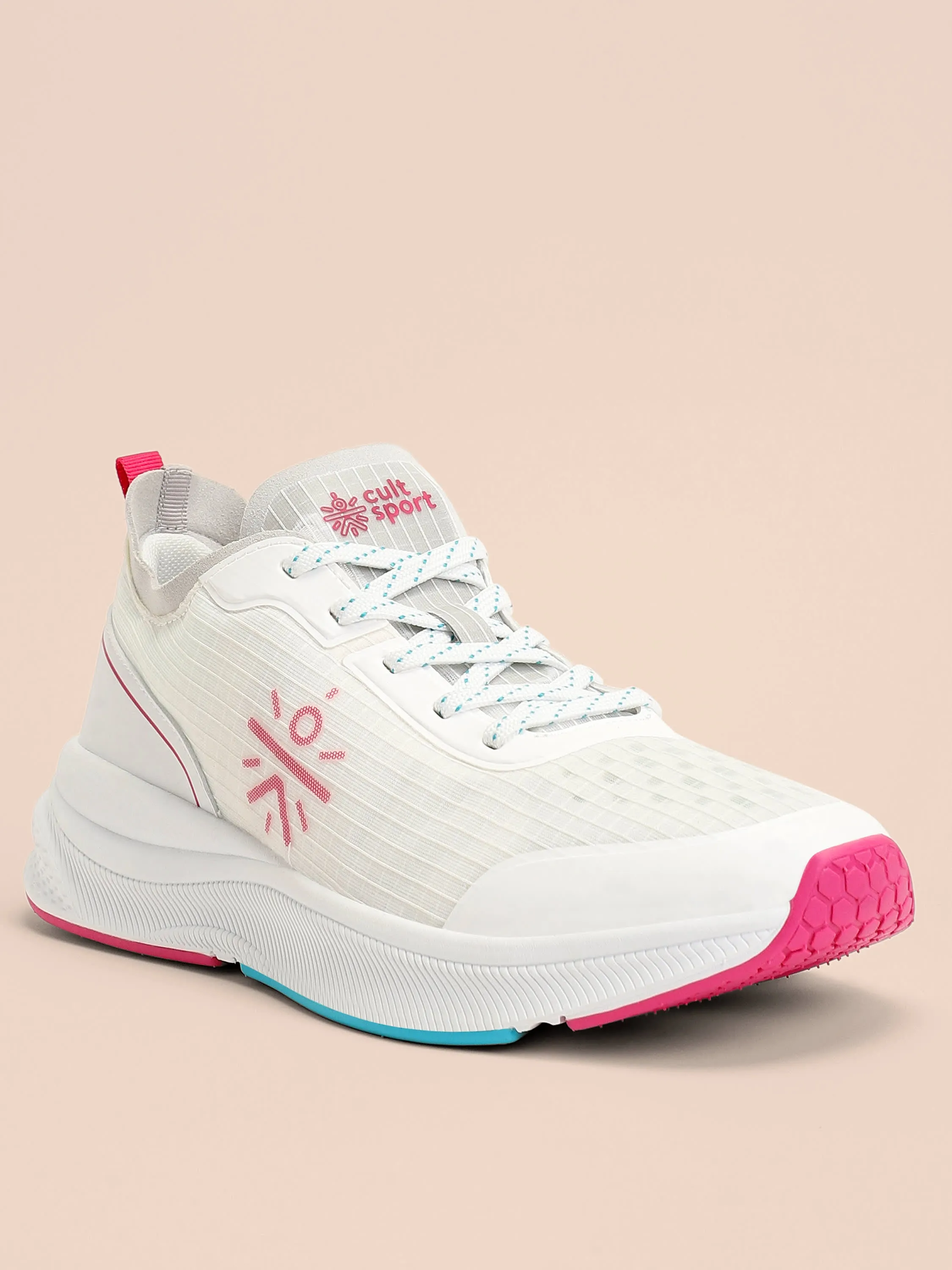 Flamingo Women Running Shoes - White/Red