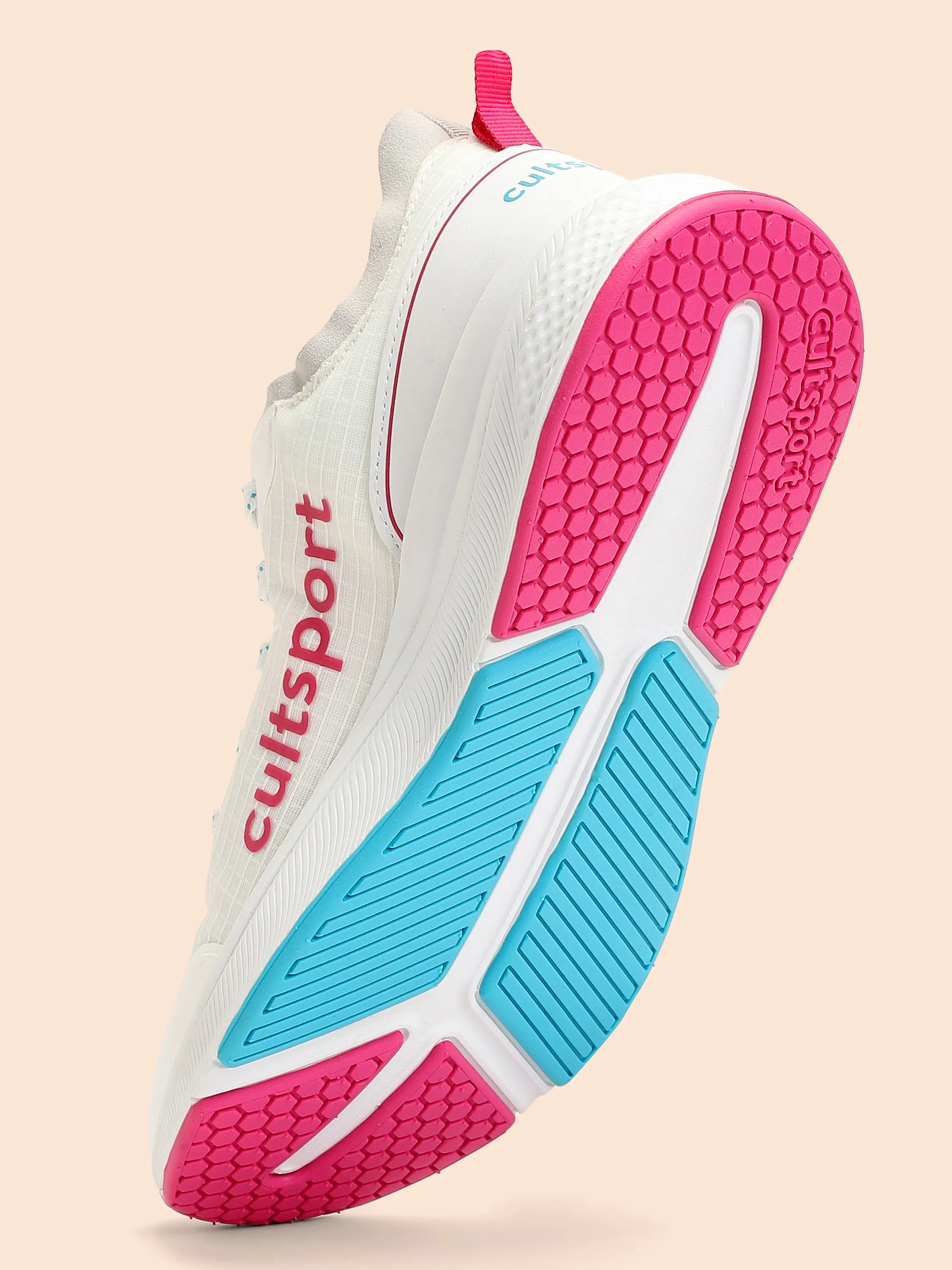 Flamingo Women Running Shoes - White/Red