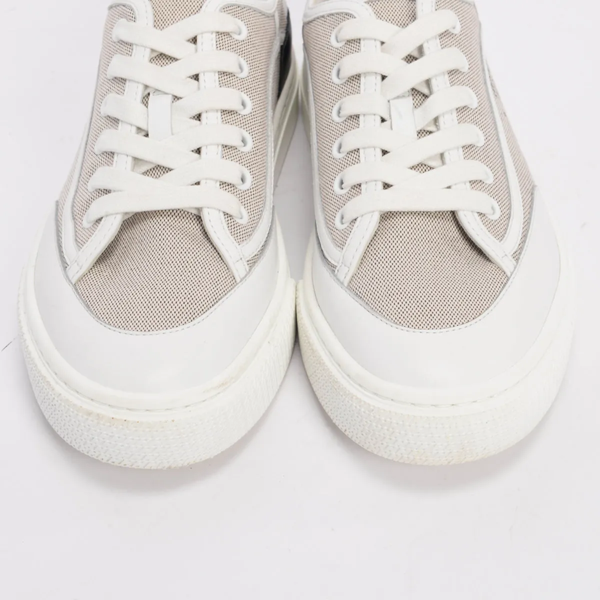 Hermes Prunoir Canvas Get Sneakers 38.5