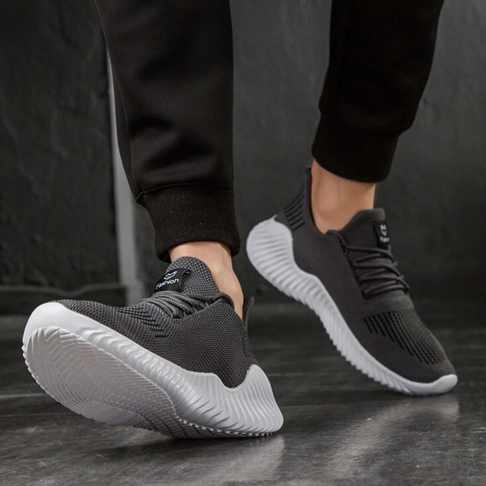 Men's Casual Sneakers Men's Sports Running Breathable Shoes