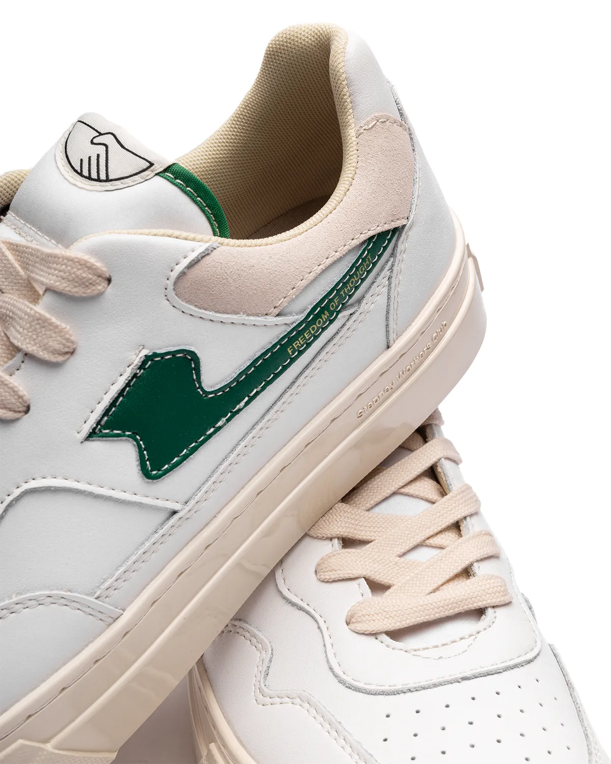 Pearl S-Strike Leather White-Green