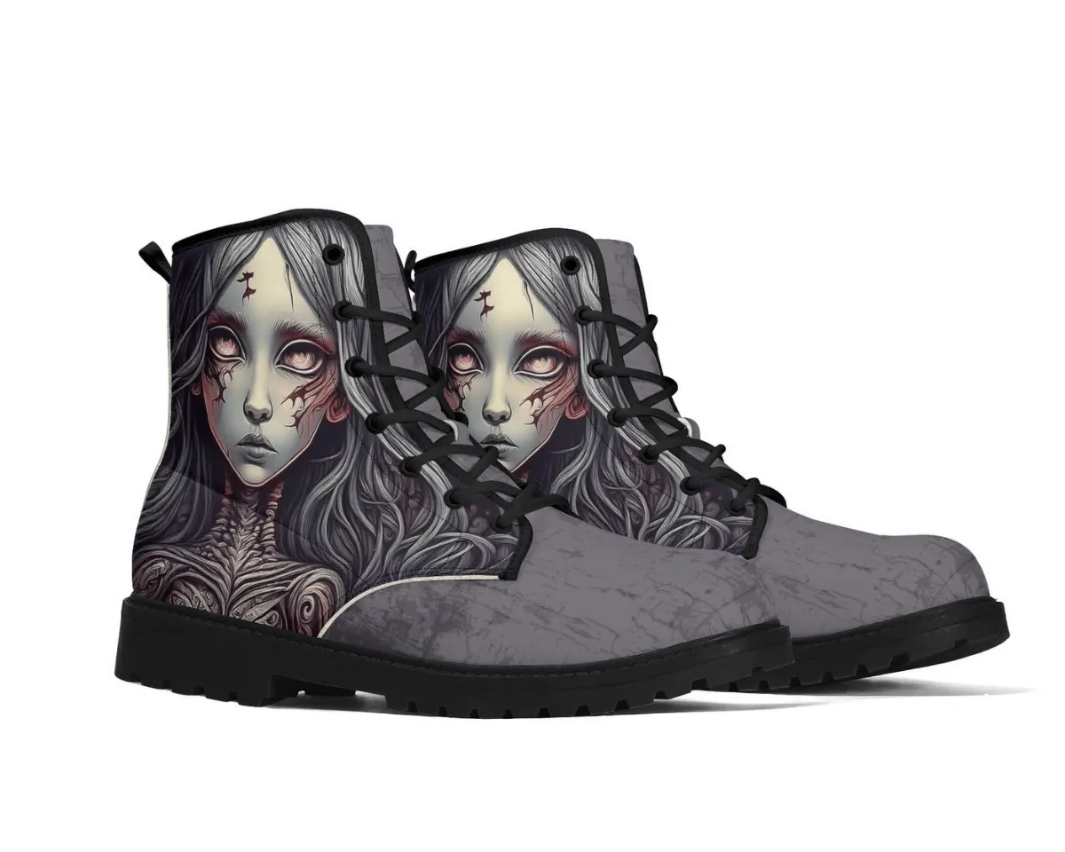 Phantom Child Leather Boots