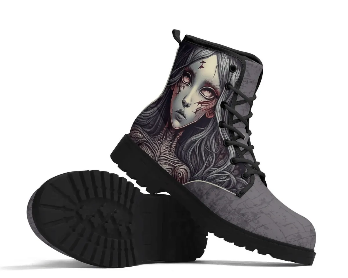 Phantom Child Leather Boots