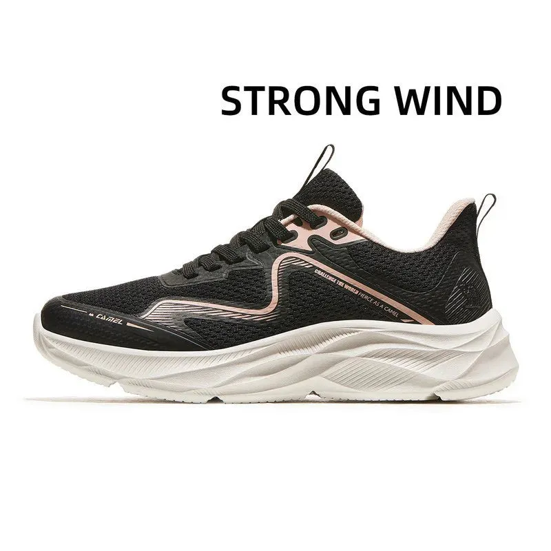 "Golden Camel Breathable Shock Absorption Shoes"