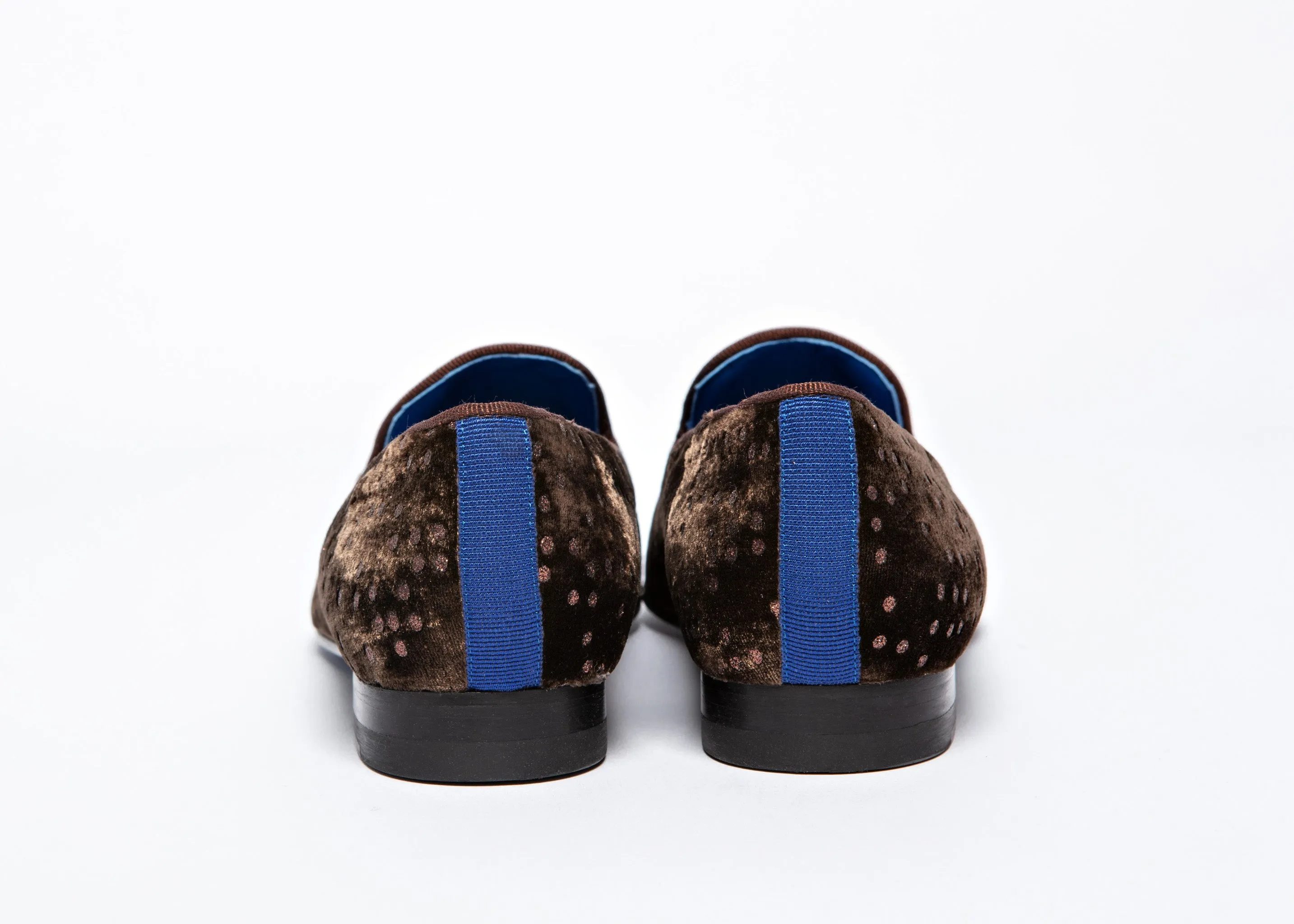 Slipper in Brown Sparkle