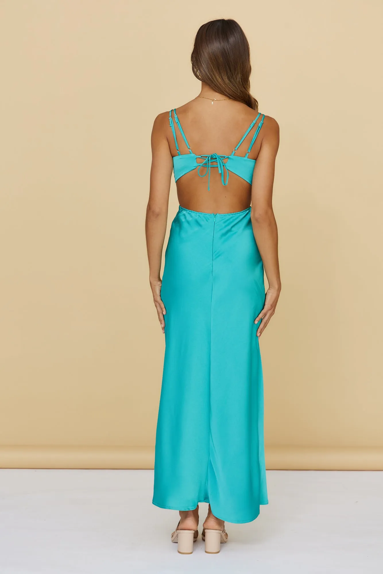 Unknown Sender Maxi Dress Green