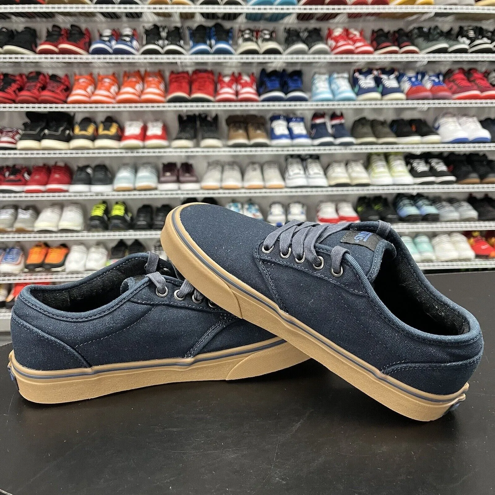VANS Atwood Navy Gum Men's Size 8