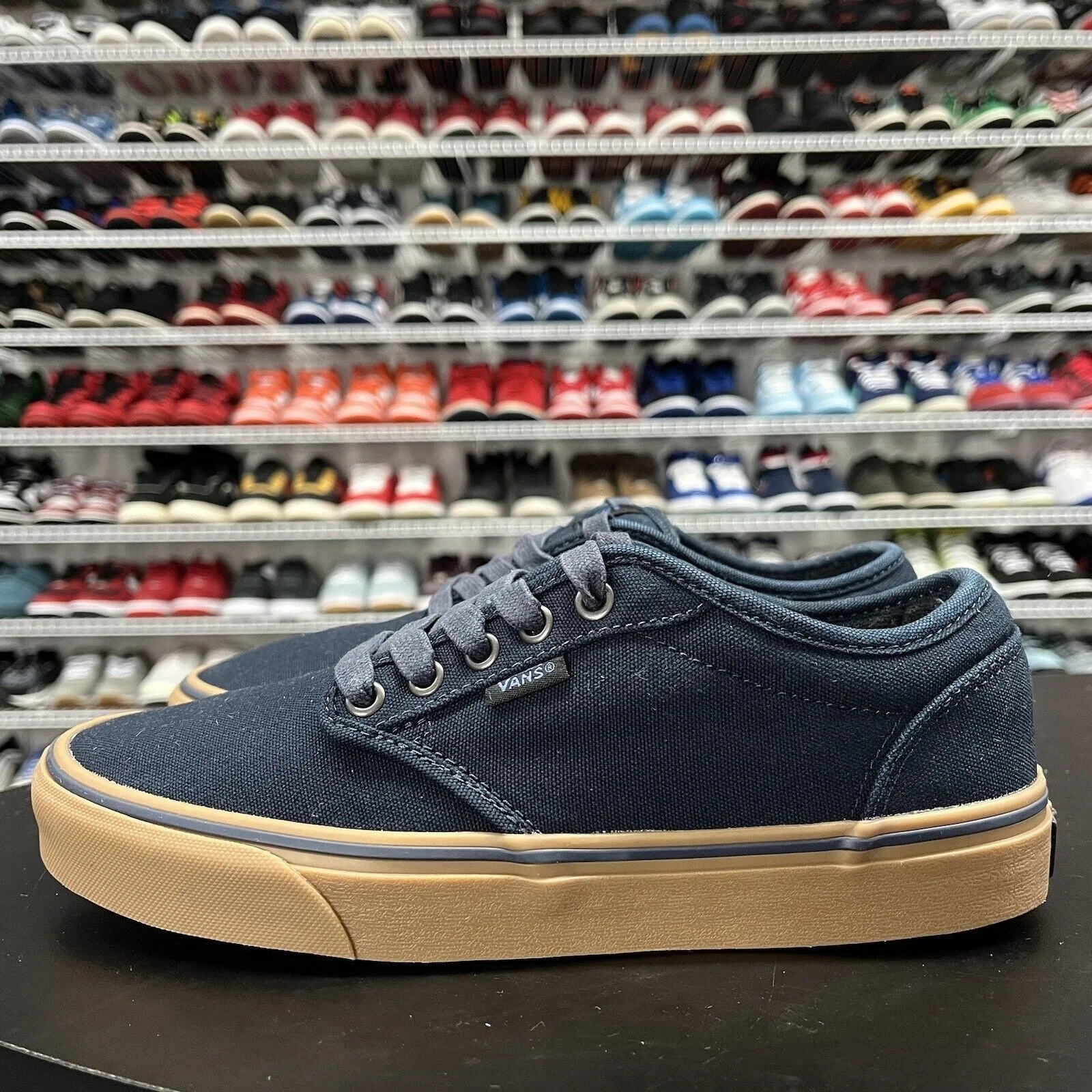 VANS Atwood Navy Gum Men's Size 8
