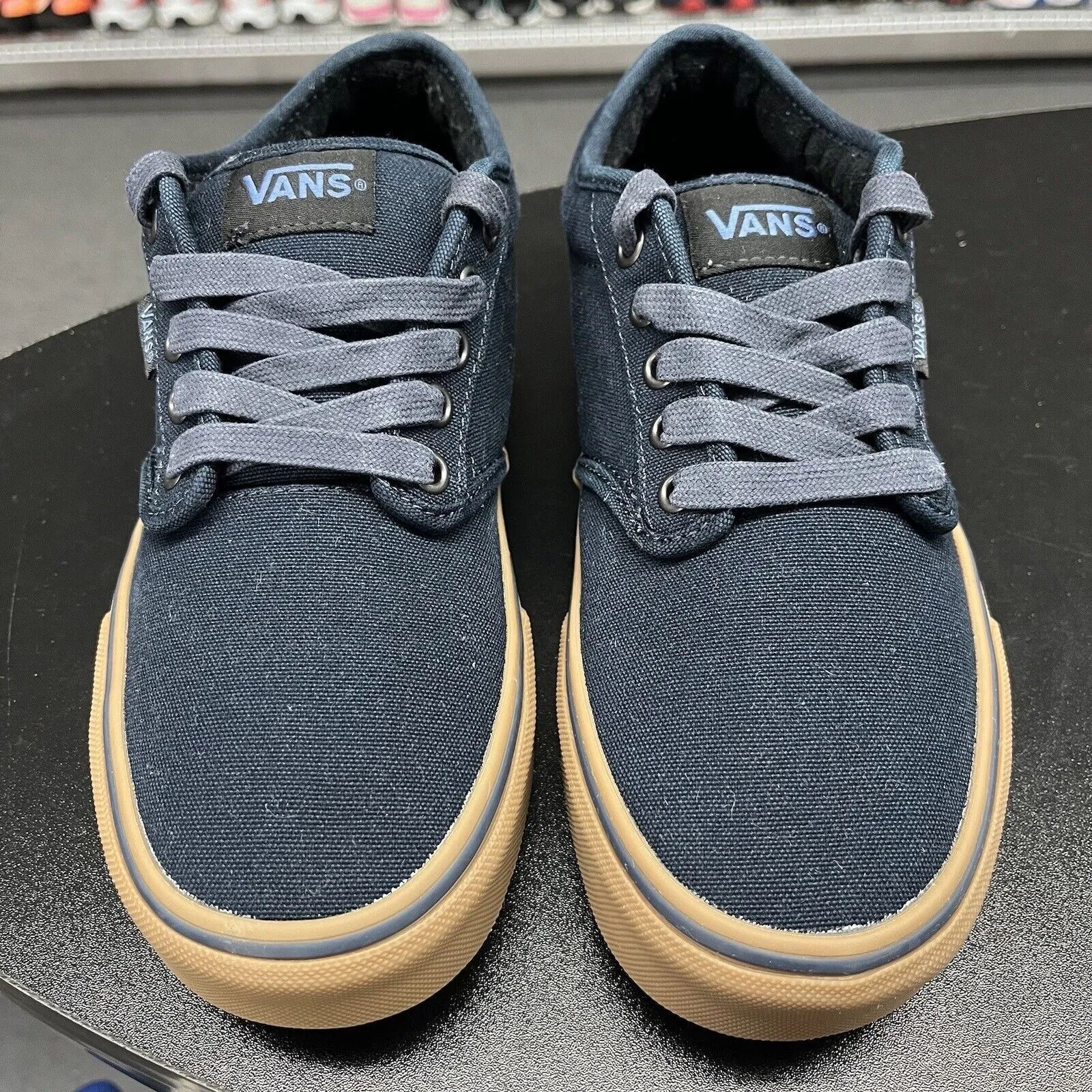 VANS Atwood Navy Gum Men's Size 8